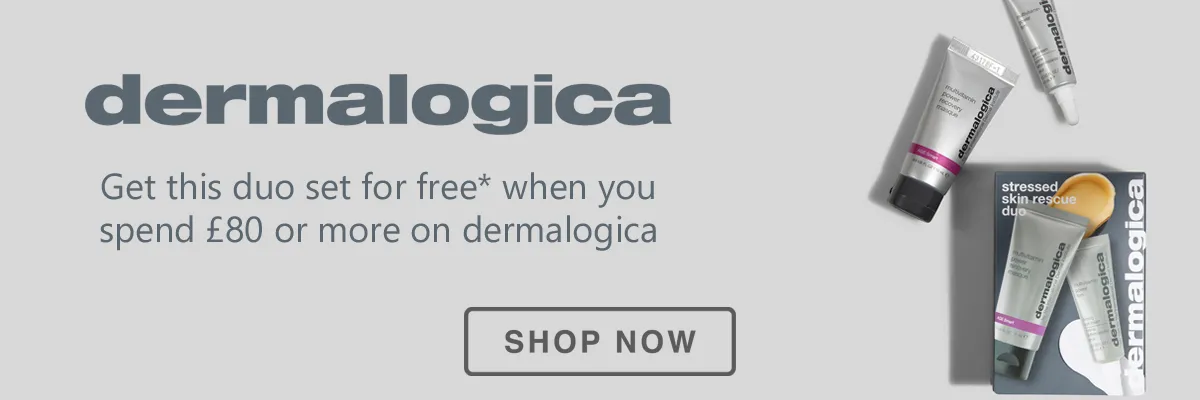 Get this duo set when you spend £80+ on Dermalogica Get this duo set when you spend £80+ on Dermalogica
