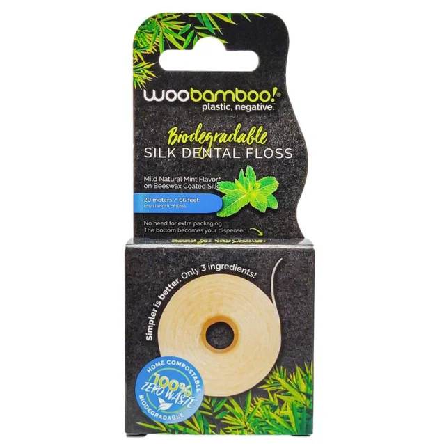 Woobamboo Biodegradable Silk Dental Floss Woobamboo Biodegradable Silk Dental Floss