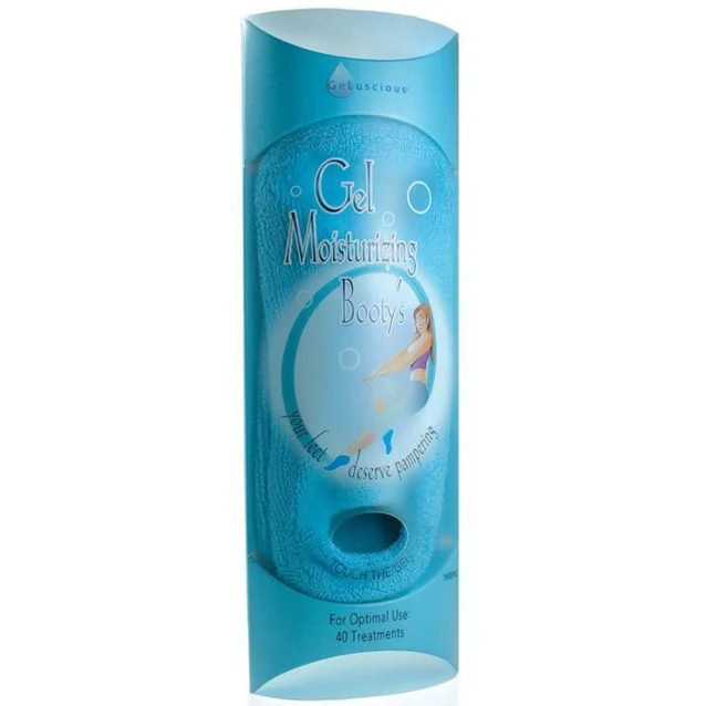 Geluscious Moisturising Gel Lined Socks Booties Blue Geluscious Moisturising Gel Lined Socks Booties Blue