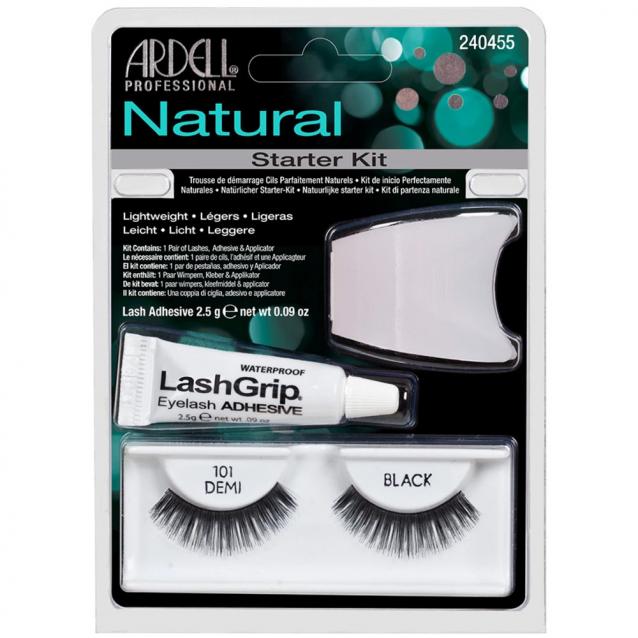 Ardell Natural Lashes Starter Kit Demi Black 101