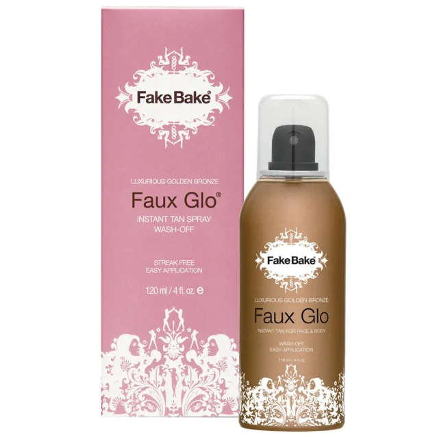 Fake Bake Faux Glo Instant Tan Spray Aerosol 120ml Fake Bake Faux Glo Instant Tan Spray Aerosol 120ml
