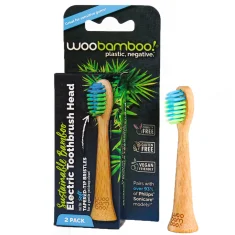 Woobamboo Electronic Toothbrush Heads 2pk Woobamboo Electronic Toothbrush Heads 2pk