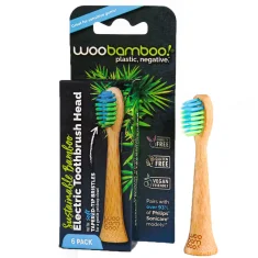 Woobamboo Electronic Toothbrush Heads 6pk Woobamboo Electronic Toothbrush Heads 6pk