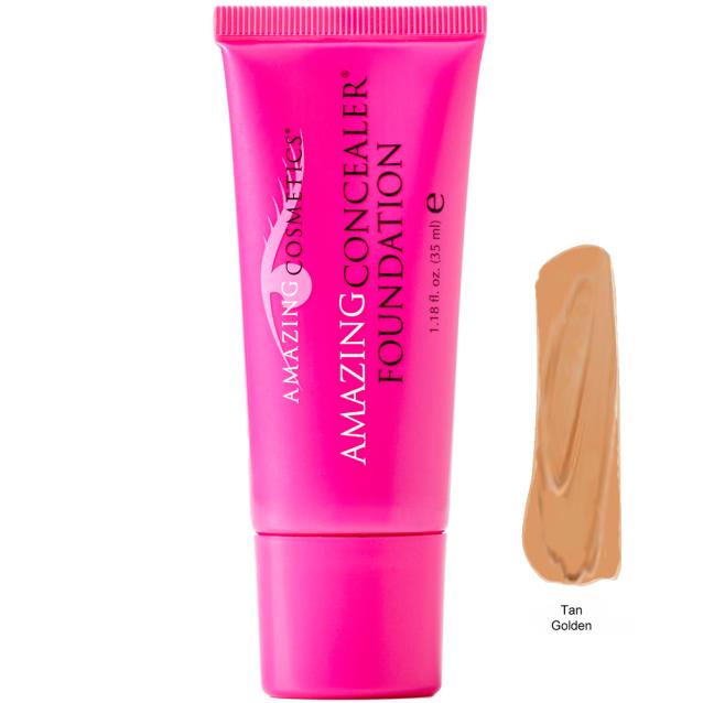 AmazingCosmetics AmazingConcealer Foundation Tan Golden 35ml AmazingCosmetics AmazingConcealer Foundation Tan Golden 35ml