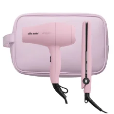Alfa Italia Viaggio Mini Travel Hair Dryer And Styler Set Lilac Smoke Alfa Italia Viaggio Mini Travel Hair Dryer And Styler Set Lilac Smoke