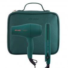 Alfa Italia Viaggio Mini Travel Hair Dryer And Styler Set Verde