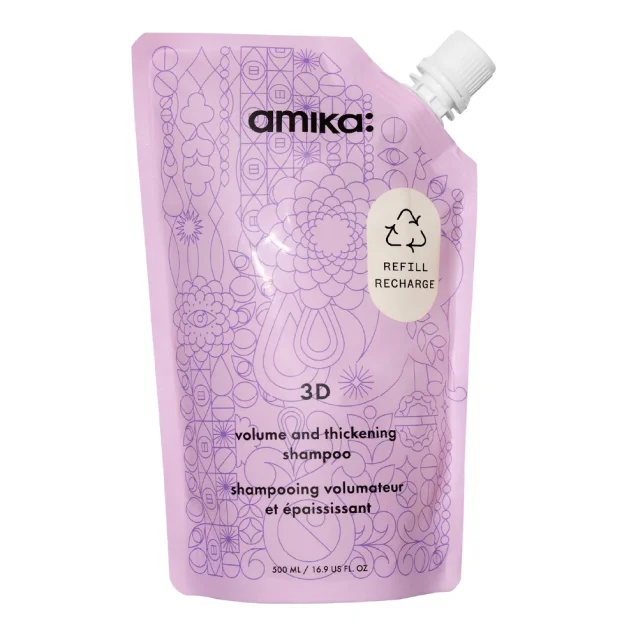 Amika 3D Shampoo Refill Pouch 500ml Amika 3D Shampoo Refill Pouch 500ml