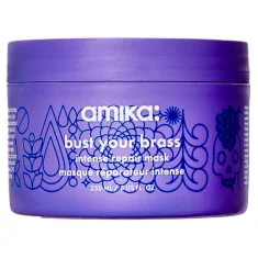Amika Bust Your Brass Cool Blonde Intense Repair Mask 250ml Amika Bust Your Brass Cool Blonde Intense Repair Mask 250ml
