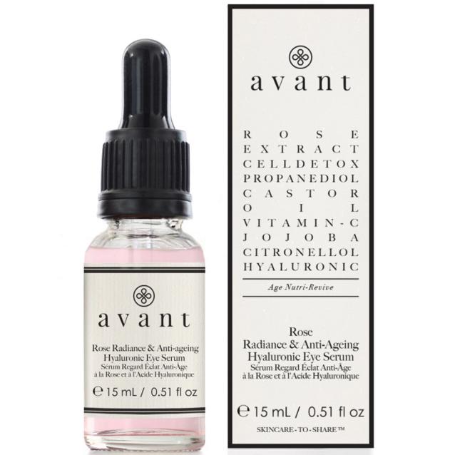 Avant Rose Radiance And Anti Ageing Hyaluronic Eye Serum 15ml Avant Rose Radiance And Anti Ageing Hyaluronic Eye Serum 15ml