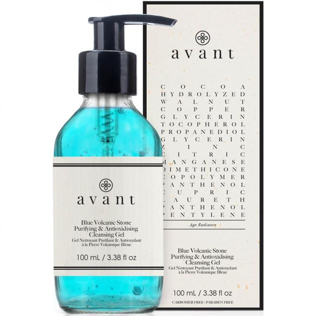 Avant Blue Volcanic Stone Purifying And Antioxydising Cleansing Gel 100ml