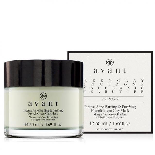 Avant Intense Acne Battling And Purifying French Green Clay Mask 50ml
