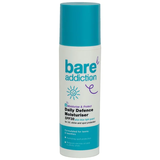 Bare Addiction Daily Defence Moisturiser SPF30 Bare Addiction Daily Defence Moisturiser SPF30