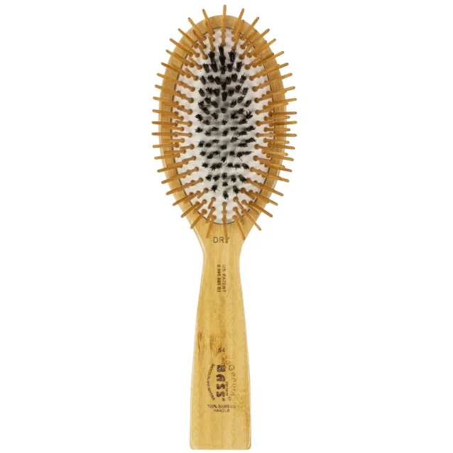 Bass Brushes Fusion Freestanding Bamboo Hairbrush - Dark Bamboo Bass Brushes Fusion Freestanding Bamboo Hairbrush - Dark Bamboo
