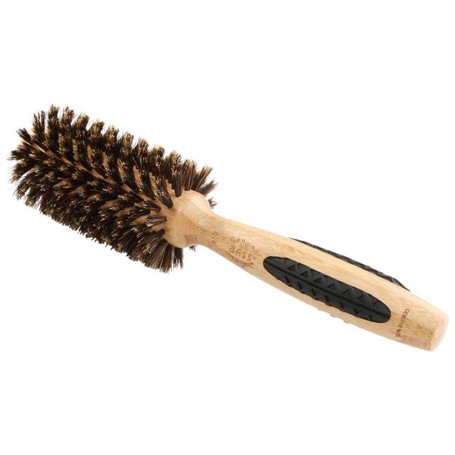 Bass Brushes Straighten And Curl Round Bristle Hairbrush - Medium Barrel Bass Brushes Straighten And Curl Round Bristle Hairbrush - Medium Barrel