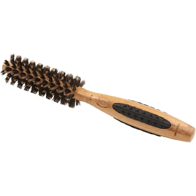 Bass Brushes Straighten And Curl Round Bristle Hairbrush - Small Barrel Bass Brushes Straighten And Curl Round Bristle Hairbrush - Small Barrel