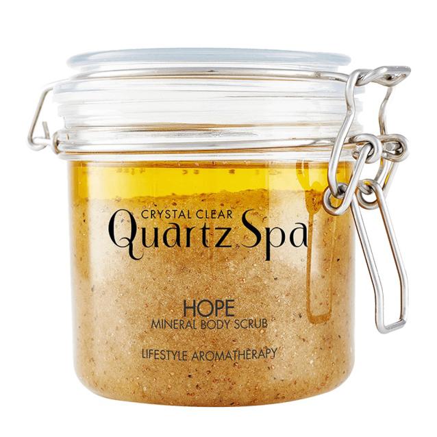 Crystal Clear Quartz Spa Hope Mineral Body Scrub 550g Crystal Clear Quartz Spa Hope Mineral Body Scrub 550g