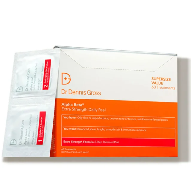 Dr Dennis Gross Alpha Beta Extra Strength Peel 60 Packettes Dr Dennis Gross Alpha Beta Extra Strength Peel 60 Packettes