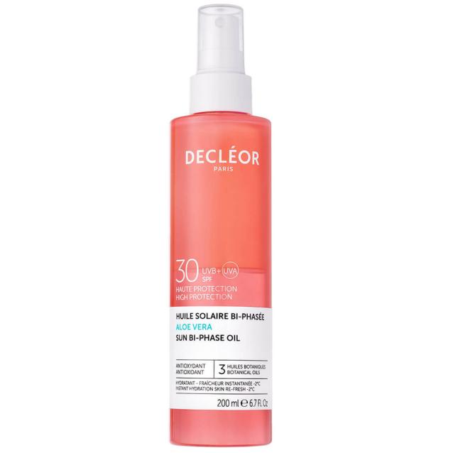Decleor Aloe Vera Sun Bi Phase Oil SPF30 200ml Decleor Aloe Vera Sun Bi Phase Oil SPF30 200ml