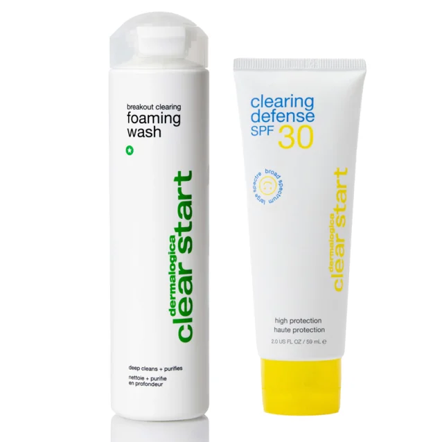 Dermalogica Clear Start Day Time Duo | Wash + Defense SPF30 Dermalogica Clear Start Day Time Duo | Wash + Defense SPF30