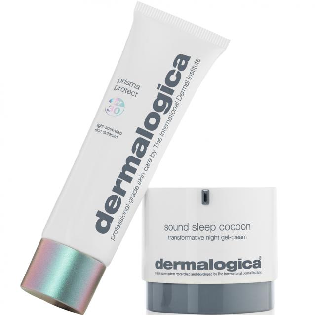 Dermalogica Day And Night Glowing Skin Duo With Prisma And Cocoon