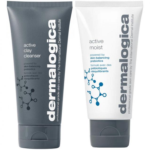 Dermalogica Oily Skin Daily Duo With Clay Cleanser And Active Moist
