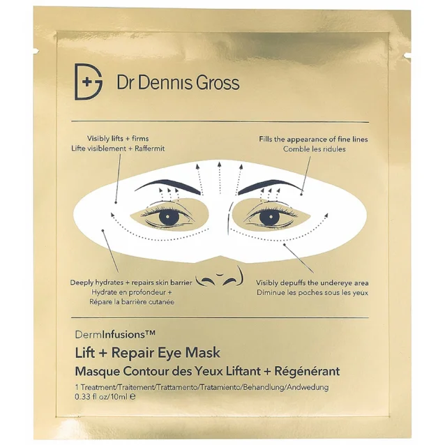 Dr Dennis Gross DermInfusions Lift And Repair Eye Mask x 1 Dr Dennis Gross DermInfusions Lift And Repair Eye Mask x 1