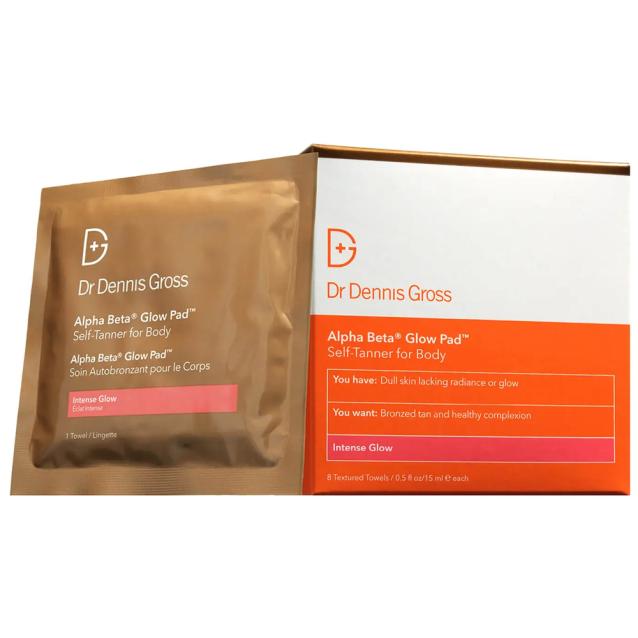 Dr Dennis Gross Alpha Beta Intense Glow Pads For Body x8 Dr Dennis Gross Alpha Beta Intense Glow Pads For Body x8