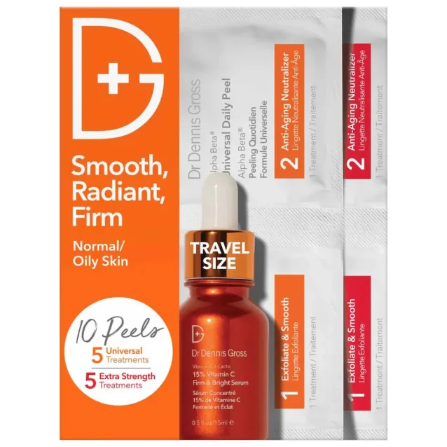 Dr Dennis Gross Smooth Radiant Firm Normal To Oily Skin Kit Dr Dennis Gross Smooth Radiant Firm Normal To Oily Skin Kit