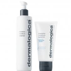 Dermalogica Dry Skin Daily Duo With Intensive Moisture Cleanser And Moisturiser