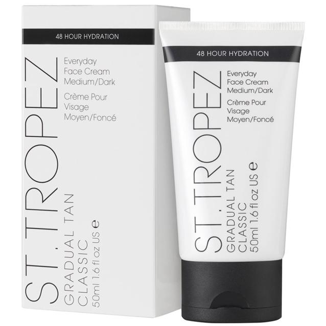 St Tropez Gradual Tan Classic Face Cream Medium To Dark 50ml