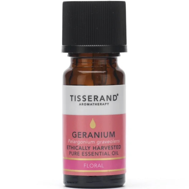 Tisserand Geranium Ethically Harvested Essential Oil 9ml Tisserand Geranium Ethically Harvested Essential Oil 9ml