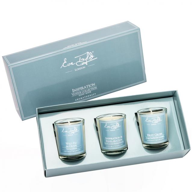 Eve Taylor Inspiration Set Of 3 Votive Candles