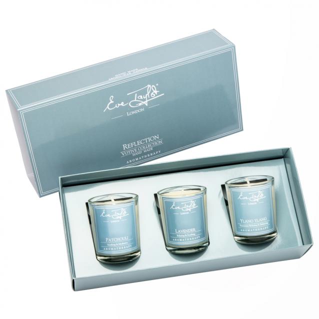 Eve Taylor Reflection Set Of 3 Votive Candles