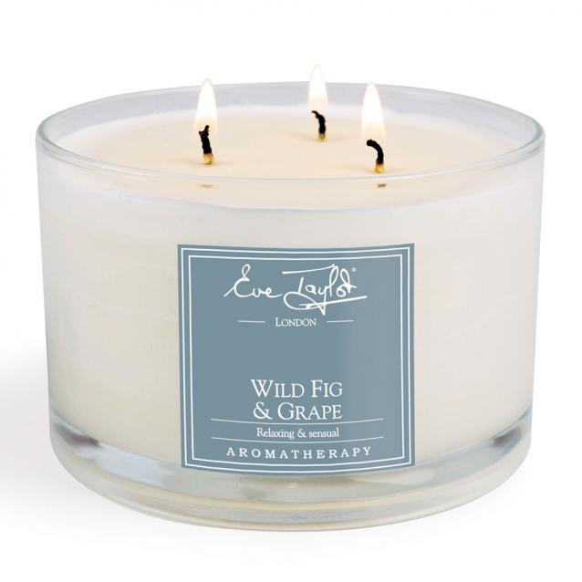 Eve Taylor Wild Fig And Grape 3 Wick Aroma Wax Candle