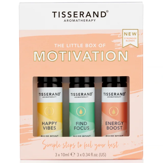 Tisserand The Little Box Of Motivation Roller Ball Kit Tisserand The Little Box Of Motivation Roller Ball Kit
