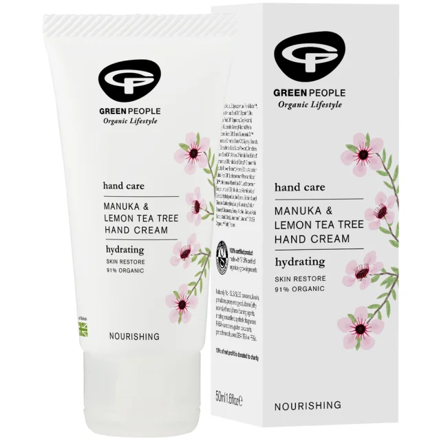 Green People Manuka And Lemon Tea Tree Hand Cream 50ml Green People Manuka And Lemon Tea Tree Hand Cream 50ml