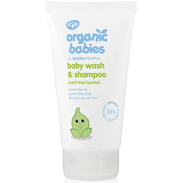Green People Organic Babies Baby Wash And Shampoo Scent Free 150ml Green People Organic Babies Baby Wash And Shampoo Scent Free 150ml