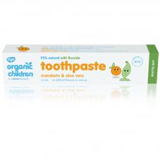 Green People Organic Children Mandarin And Aloe Vera Toothpaste With Fluoride 50ml