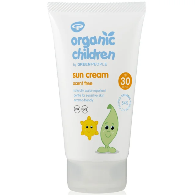 Green People Organic Children Scent Free Sun Cream SPF30 150ml Green People Organic Children Scent Free Sun Cream SPF30 150ml