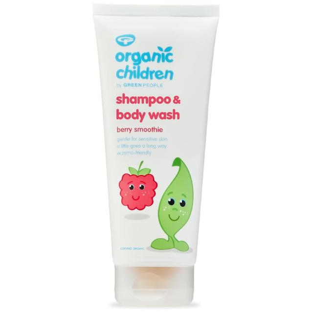 Green People Organic Children Shampoo And Body Wash Berry Smoothie 200ml Green People Organic Children Shampoo And Body Wash Berry Smoothie 200ml