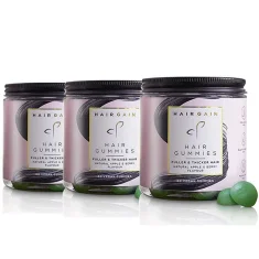 Hair Gain Gummies Trio 3 Month Supply 180 Capsules Hair Gain Gummies Trio 3 Month Supply 180 Capsules