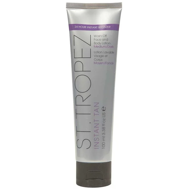 St Tropez Instant Tan Face And Body Lotion Medium To Dark 100ml St Tropez Instant Tan Face And Body Lotion Medium To Dark 100ml
