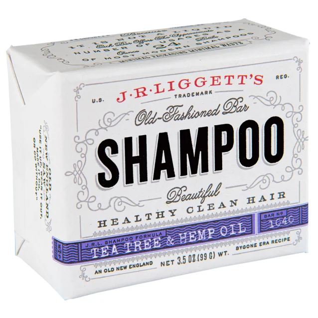 J.R.Liggett's Tea Tree And Hemp Oil Shampoo Bar 99g J.R.Liggett's Tea Tree And Hemp Oil Shampoo Bar 99g
