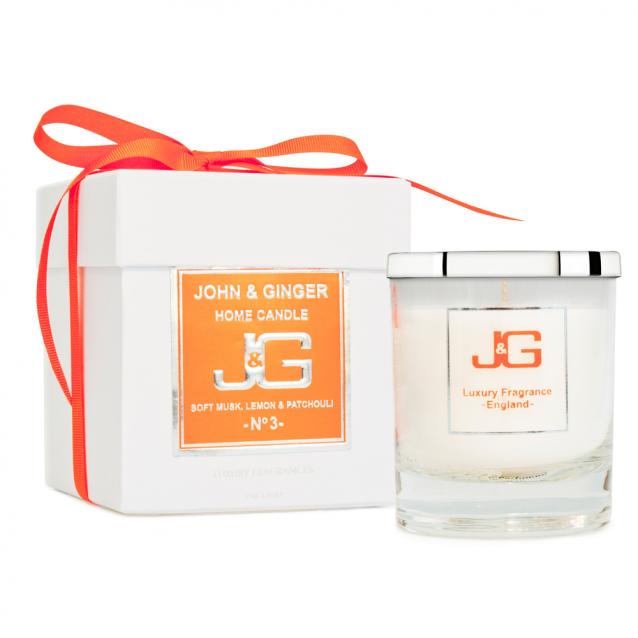 Scented Boutique Candle Number 3 With Musk And Patchouli