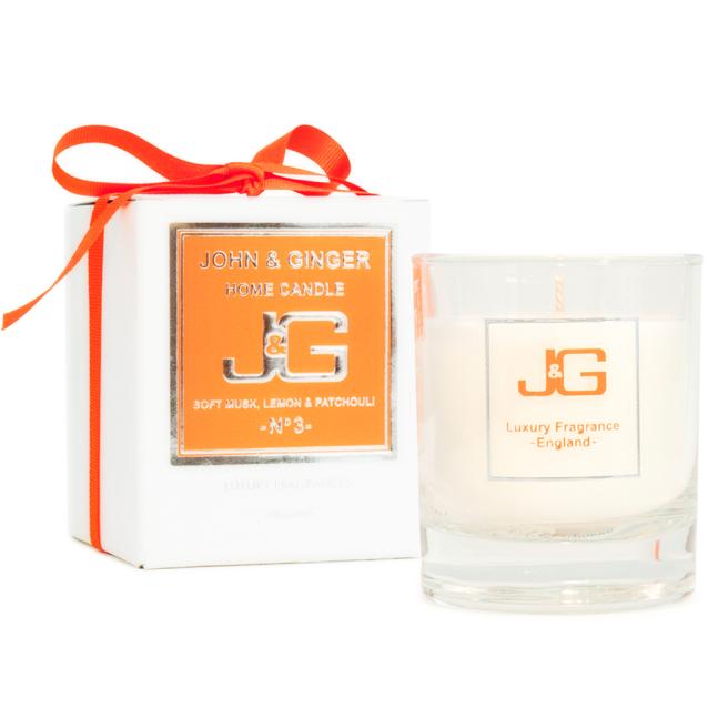 Scented Home Candle Number 3 With Musk And Patchouli Scented Home Candle Number 3 With Musk And Patchouli