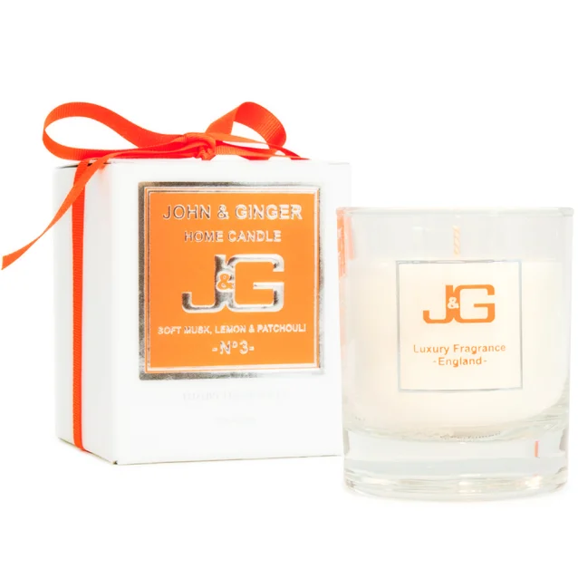 Scented Home Candle Number 3 With Musk And Patchouli Scented Home Candle Number 3 With Musk And Patchouli