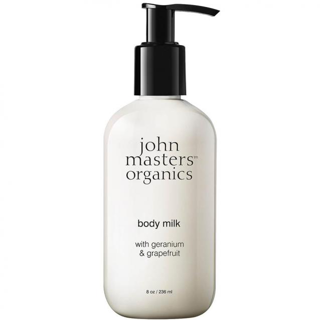John Masters Organics Body Milk With Geranium And Grapefruit 236ml