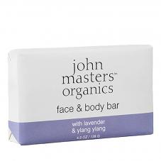 John Masters Organics Face And Body Bar Lavender And Ylang Ylang 128g