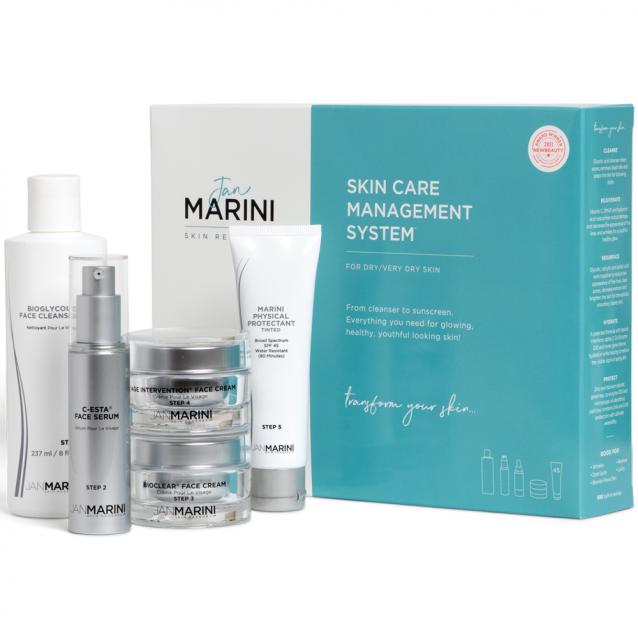 Jan Marini Skincare System Dry/Very Dry With Physical Protectant SPF45 Tinted