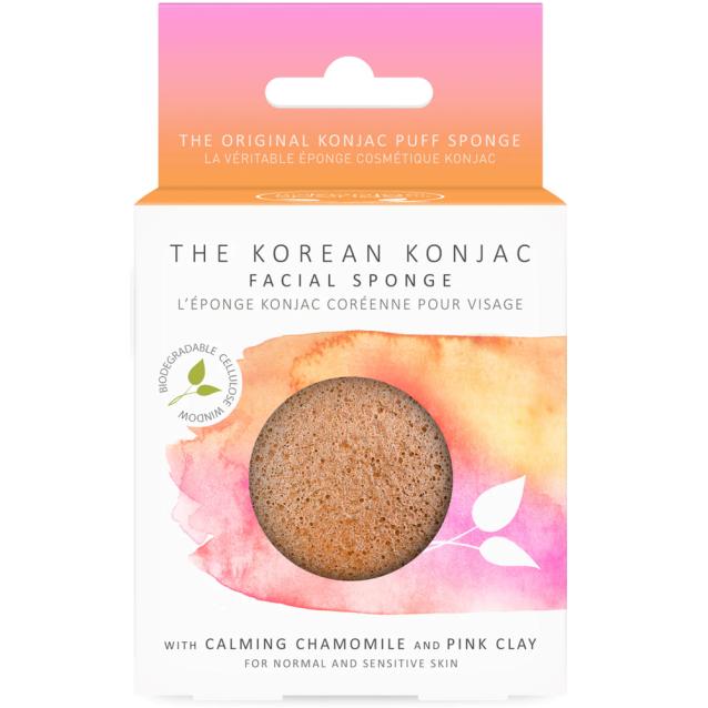 Konjac Facial Puff Sponge With Chamomile